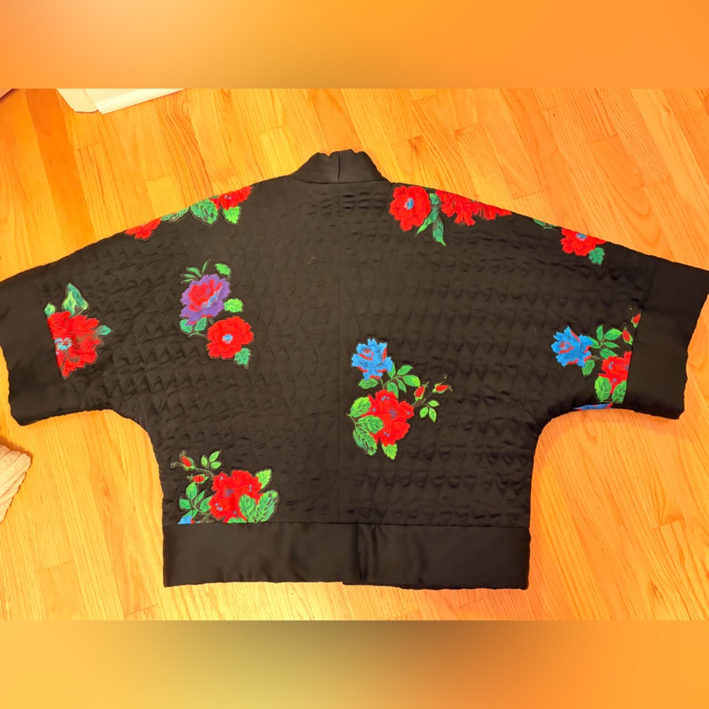 KENZO x H&M Collab Short Coat REVERSIBLE SILK KIMONO Quilted Jacket